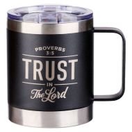 Mugs-Trust in the Lord - Black - Stainless Steel