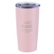 Mugs-Trust in the Lord - Pink - Stainless Steel