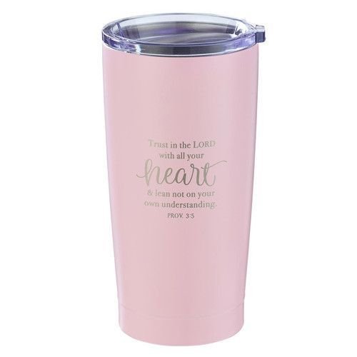 Mugs-Trust in the Lord - Pink - Stainless Steel