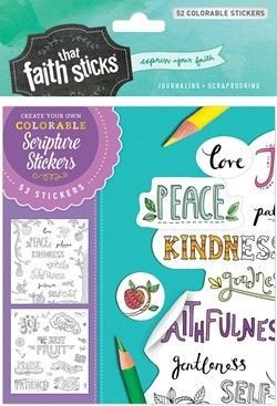 Sticker-Galatians 5:22-23 Colorable