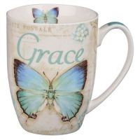 Mugs-Grace Blue Butterfly