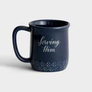 Mugs-Serving Him Navy color